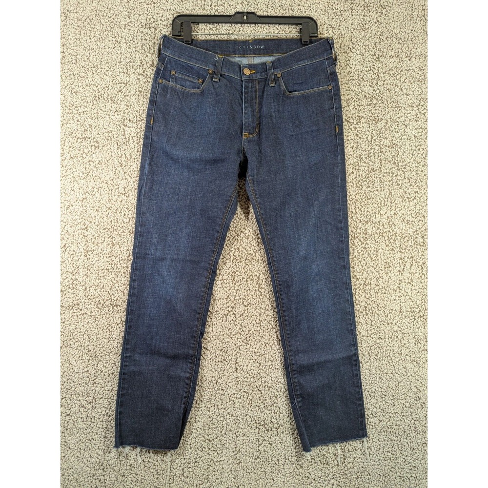 Mott and Bow Jeans Mens 31x28.5 (Tag 31x32) Blue Inseam Trimmed Up Read Desc.